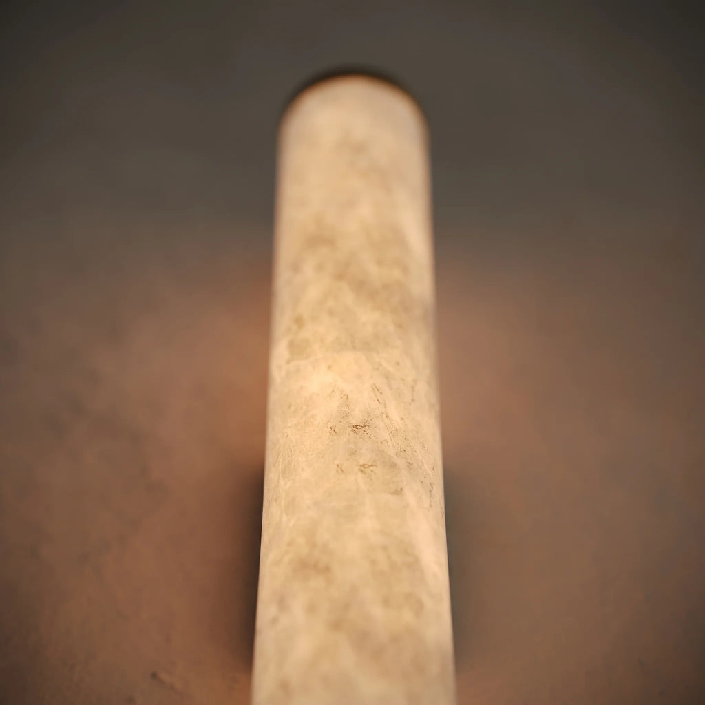 WALL SCONCE LIGHT WITH BRUSHED GOLD FITTINGS