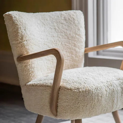 Armchair in Cotton Rug