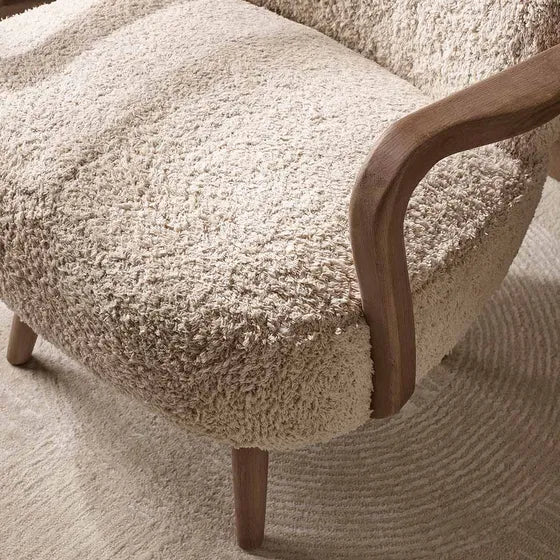 Armchair in Cotton Rug