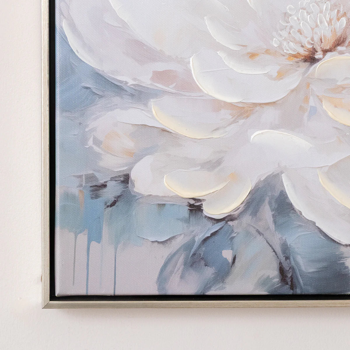 Peony Flower Gold Framed Wall Art